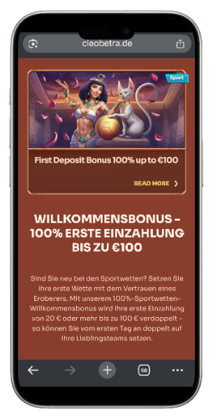 Cleobetra Wettangebot