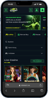 Nitrobet Casino Homepage