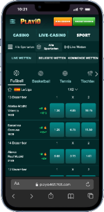 PlayIO Sportwetten Angebot