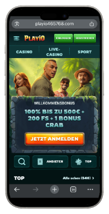PlayIO Blick ins Casino