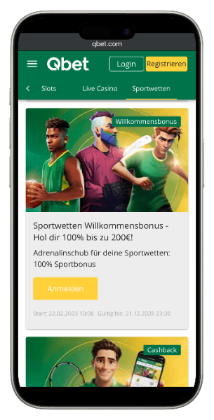 Qbet Sportwetten Angebot