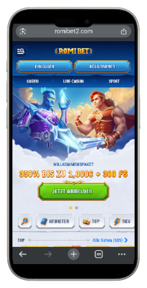 RomiBet Blick ins Casino