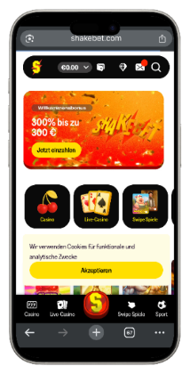 shakebet Casino Angebot