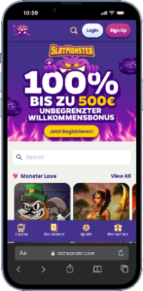 Slotmonster Blick ins Casino