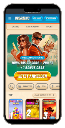 Vegasino Blick ins Casino