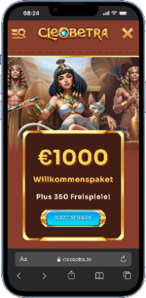 Cleobetra Casino - Willkommensangebot