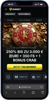 Kinbet Willkommensbonus