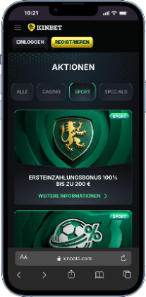 Kinbet Sportangebot