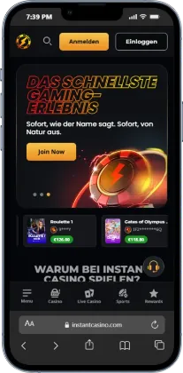 instant casino ohne limit