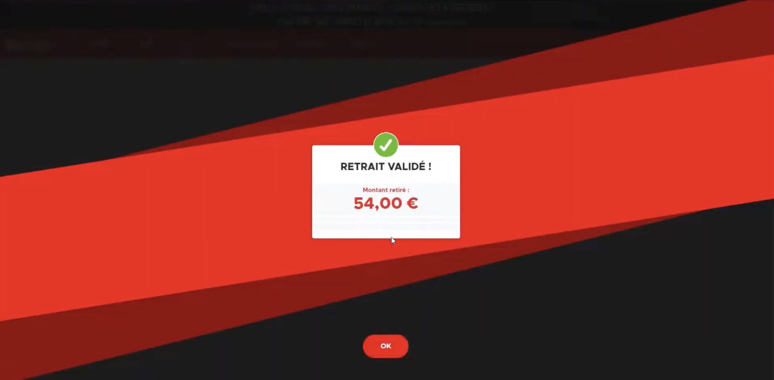 Casino à retrait immédiat - Etape 4