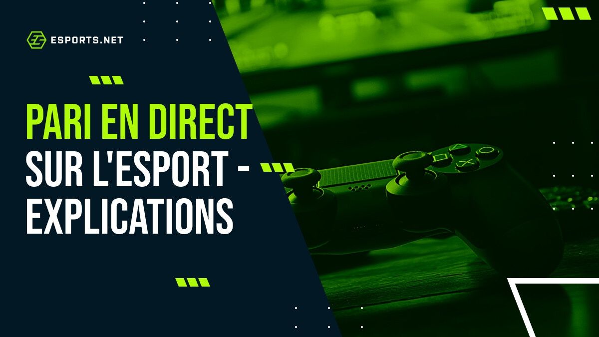 manette de console de jeu pour symboliser la scène esport et les paris en live