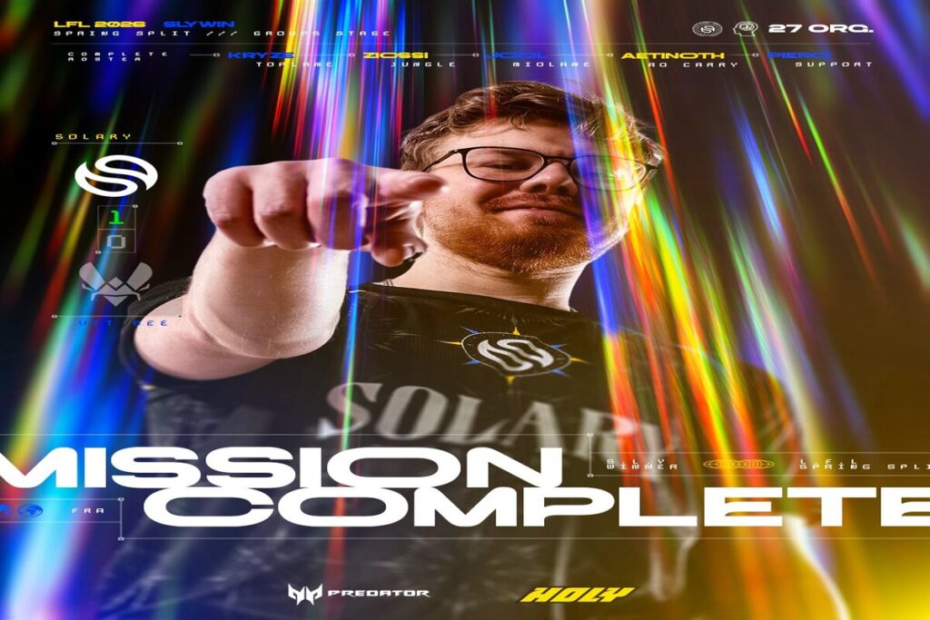 Image montre joueur de Solary après victoire aux EMEA Masters