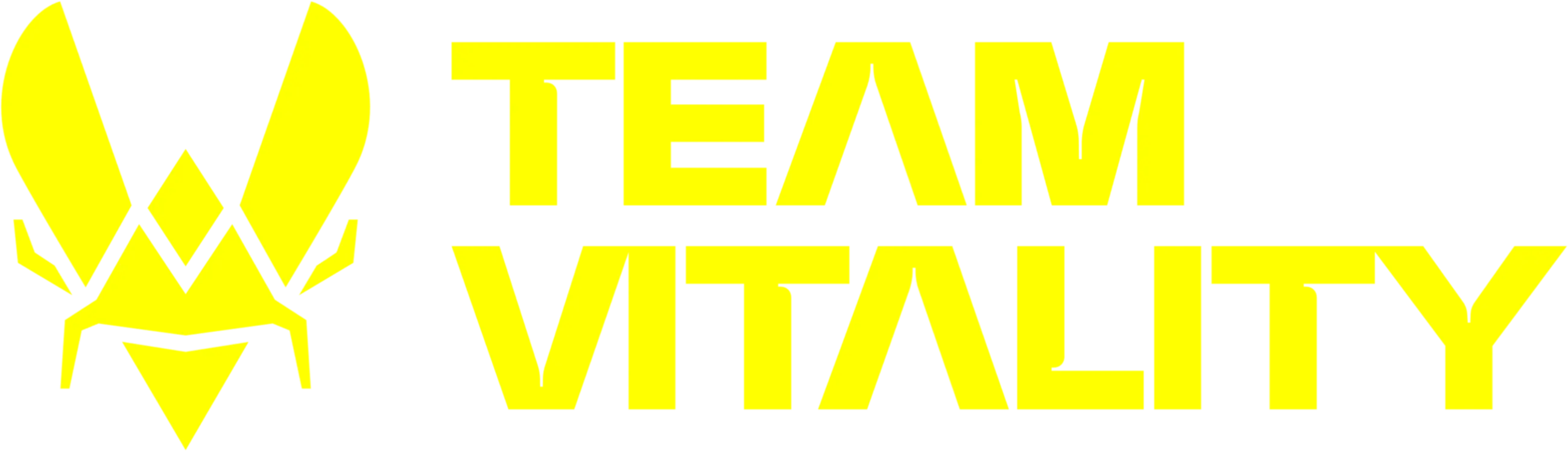 Team Vitality logo featuring a stylized bee design in bright yellow.