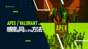 ApexとValorantで感度を同じにする方法とは