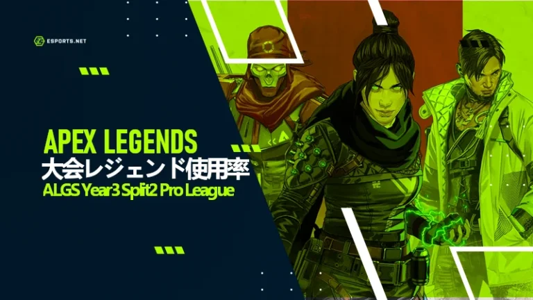 Apex 大会 レジェンド使用率