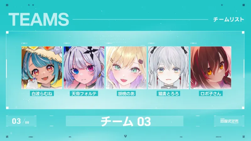 VTuber最協決定戦 Valorant 白波チーム