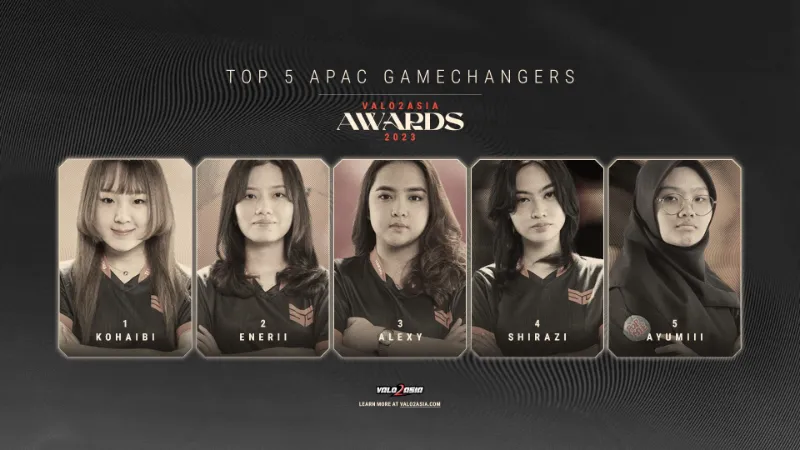 The VALO2ASIA Awards 2023 Game Changers