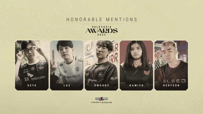 The VALO2ASIA Awards 2023 入選者