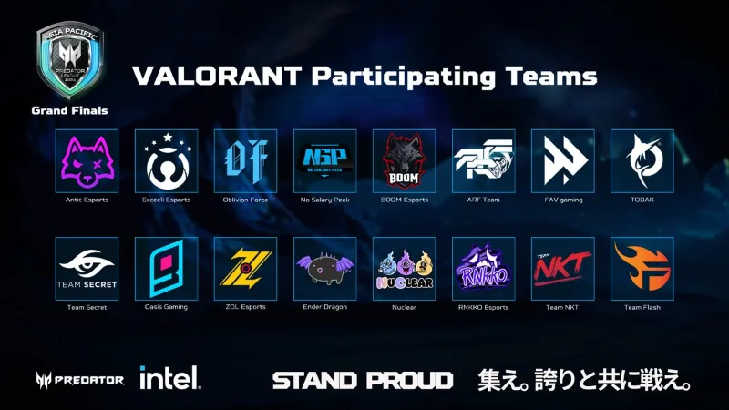Valorant Predator League チーム