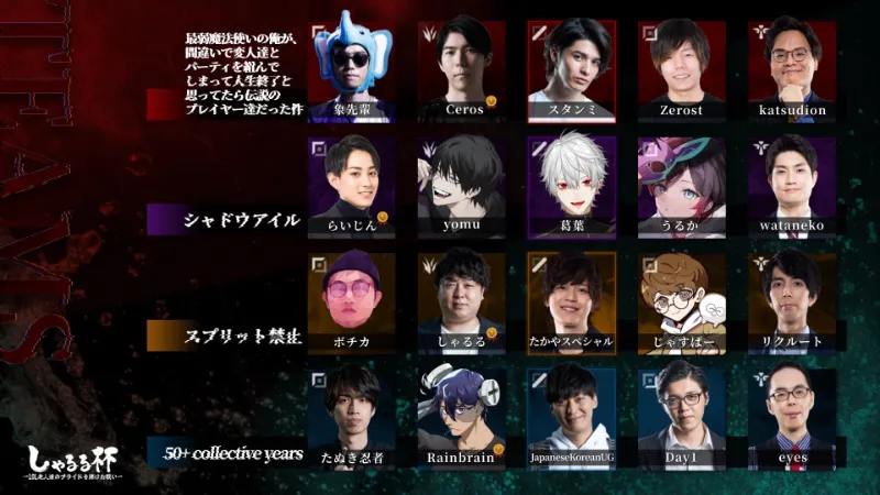 しゃるる杯 チーム