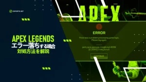 APEXがエラー落ちする場合の対処法【決定版】