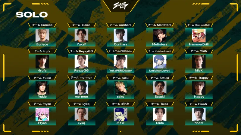 SCARZ CUP Apex vol.3 ソロ