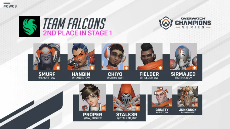 OWCS Dallas Major Team Falcons