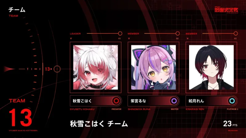 VTuber最協決定戦 Apex Season6 チーム13