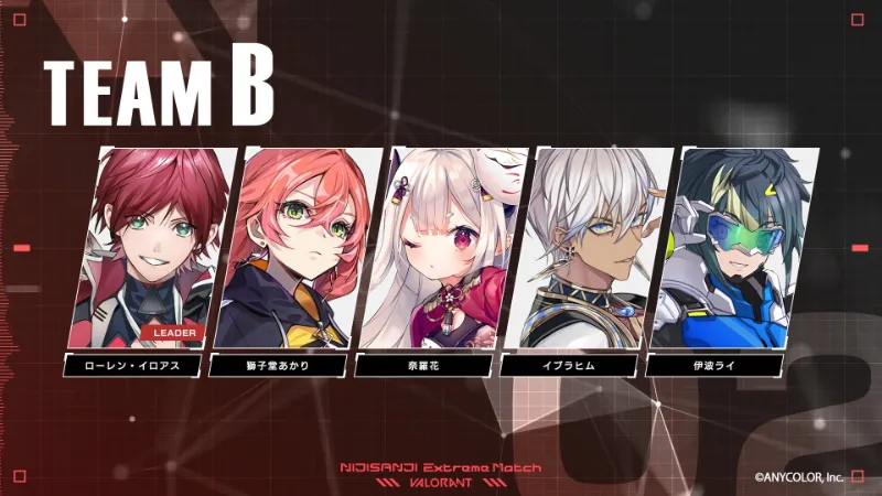 NIJISANJI Extreme Match/VALORANT チームB
