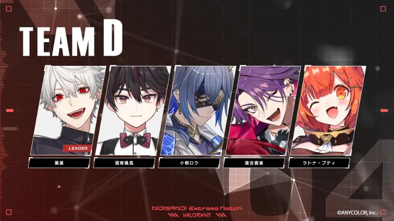 NIJISANJI Extreme Match/VALORANT チームD