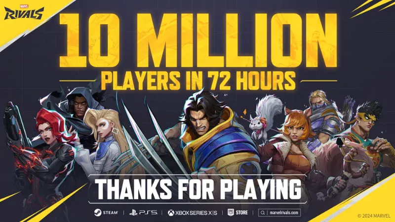 Marvel Rivals 1000万プレイヤー