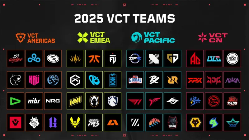 VCT 2025 チーム