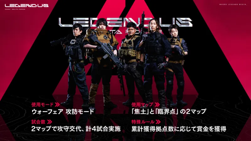 LEGENDUS Delta Force ルール