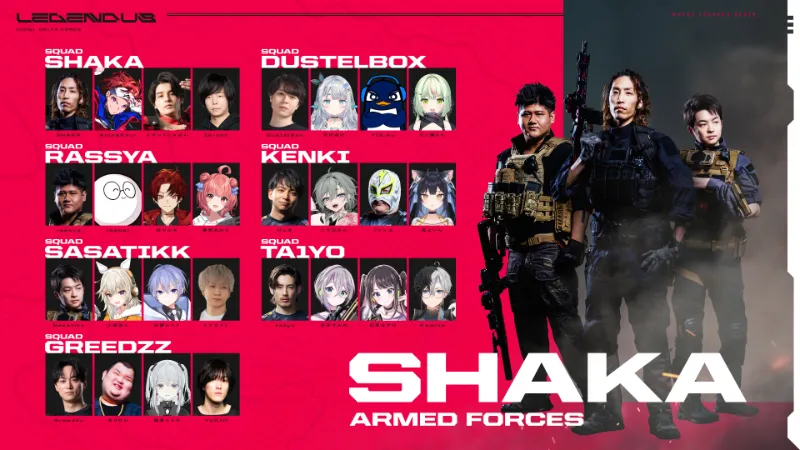 LEGENDUS Delta Force SHAKAチーム