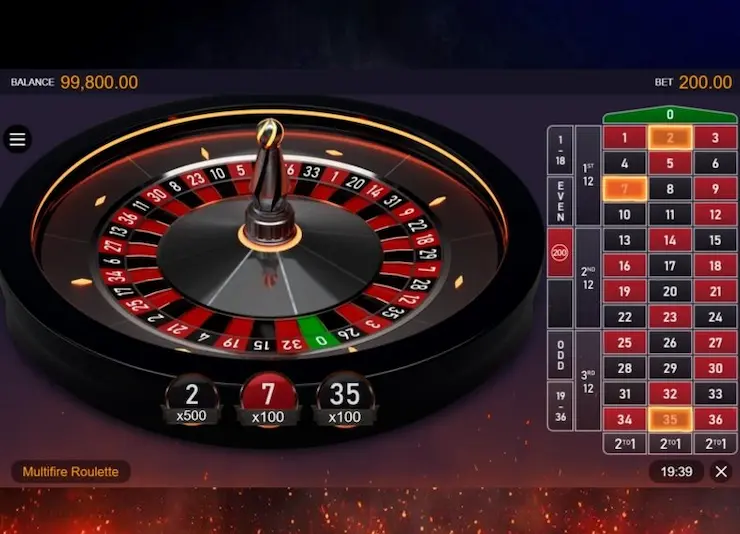 ルーレットゲーム Microgaming マルチファイアルーレット