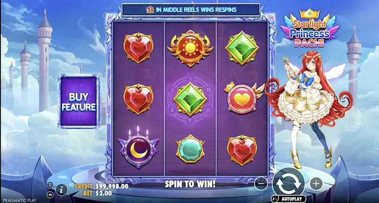 パチンコ風スロット Starlight Princess Pachi