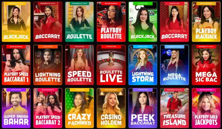 Shuffle カジノのライブカジノ