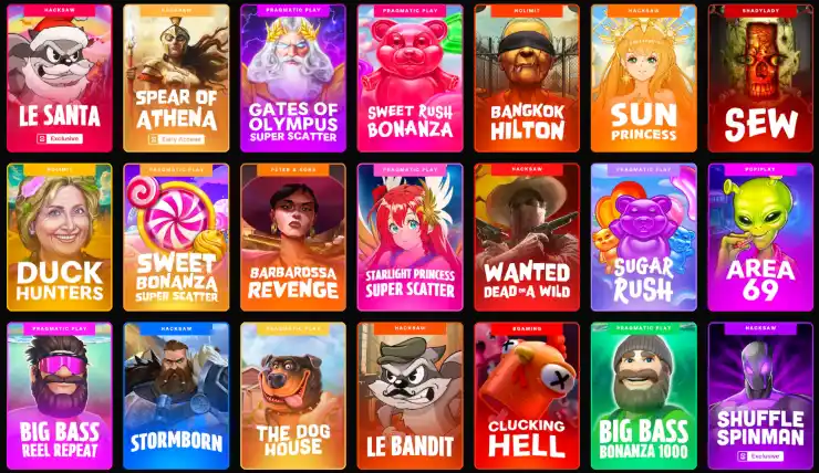 shuffleカジノのスロット