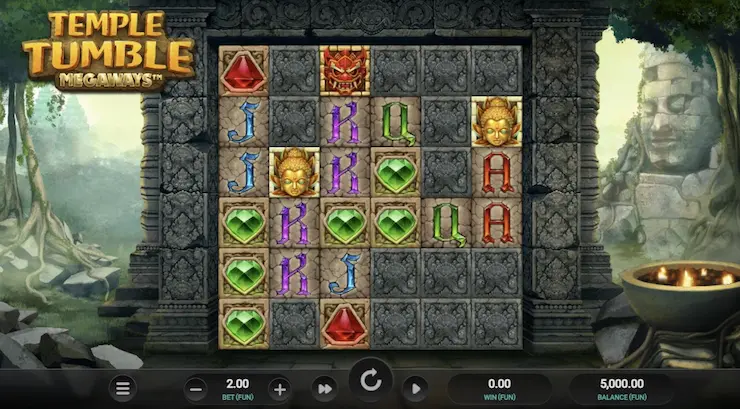 オンラインカジノ スロット テンプル タンブル メガウェイズ
