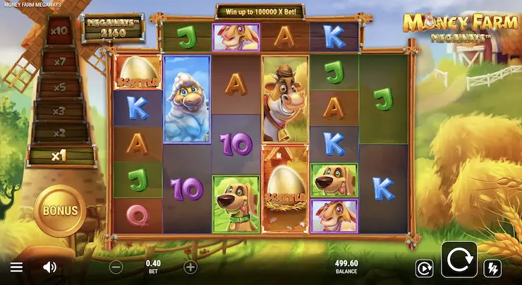オンラインカジノ スロット マネーファーム メガウェイズ