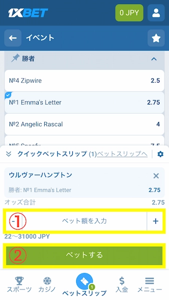 ブックメーカーでの競馬のやり方 