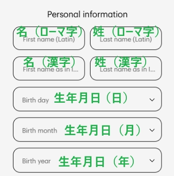Payz 登録方法３
