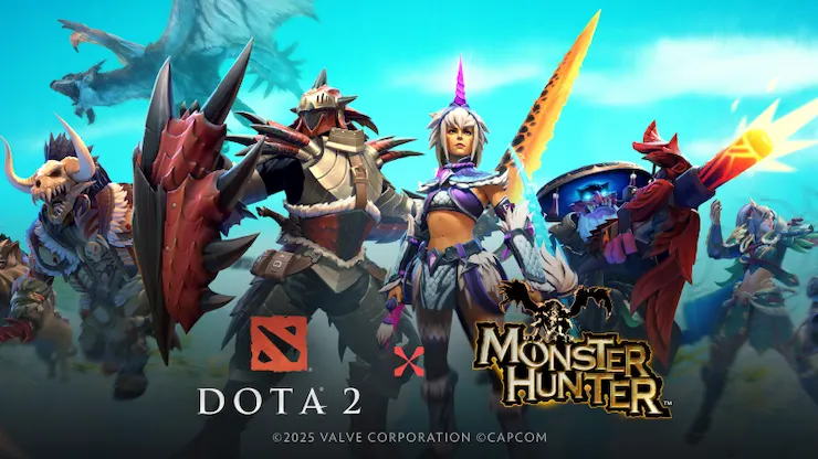 Dota 2 モンスターハンター コラボ グラフィック