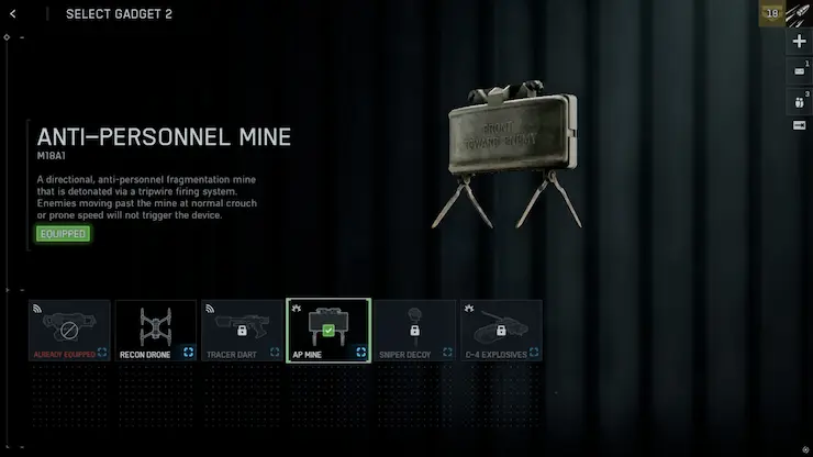 Battlefield6 偵察兵 ガジェット