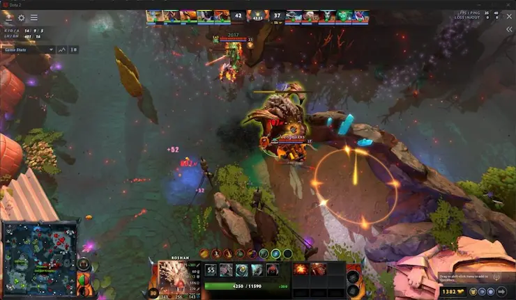 Dota 2におけるRoshanの報酬とアイテムドロップ