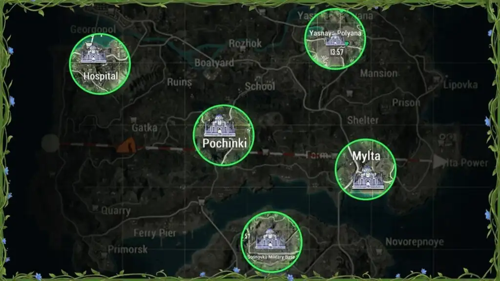 PUBG Mobile 4.2 プライムウッド・ジェネシス マップの変更点