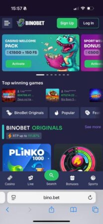 Binobet, bookmakers zonder cruks Nederland