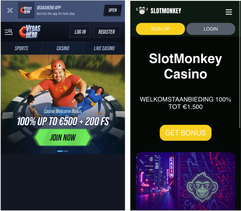 vegashero vs slotmonkey