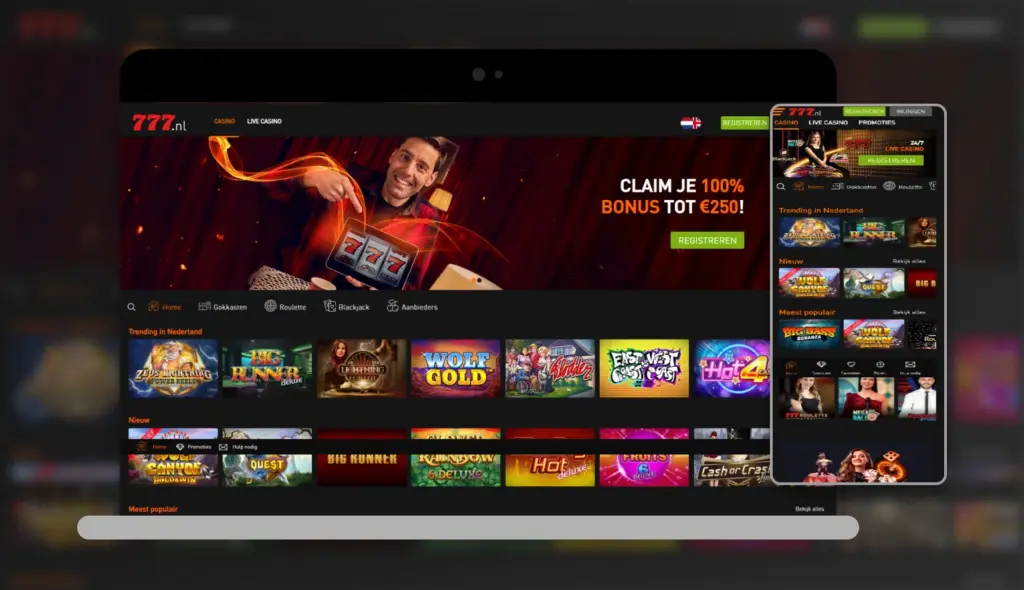 Beste online casino in België: Casino777