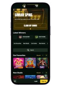 Slot Monkey Mobiele weergave online casino